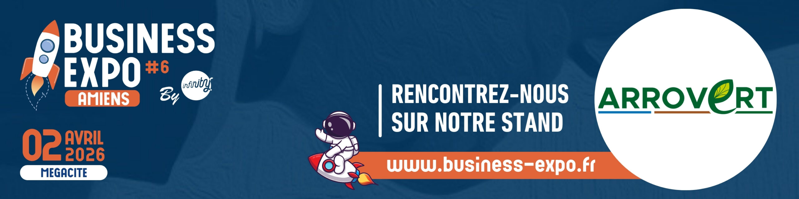 Business expo Amiens 2026 Arrovert Bannière Amiens ARROVERT - Business Expo