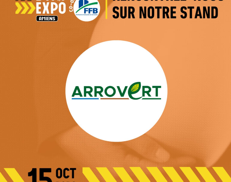 Bannière carré ARROVERT BTP EXPO