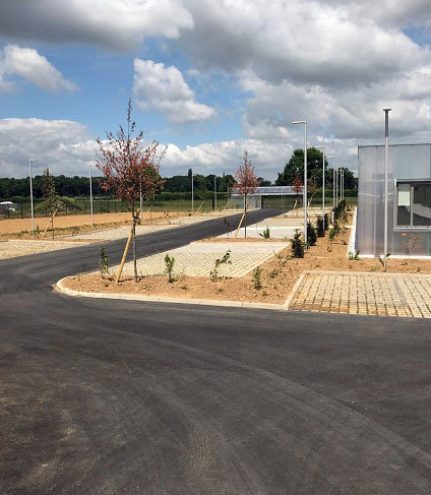 Creation-des-espaces-verts-dun-site-industriel création espace vert